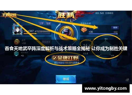 吞食天地武卒阵深度解析与战术策略全揭秘 让你成为制胜关键